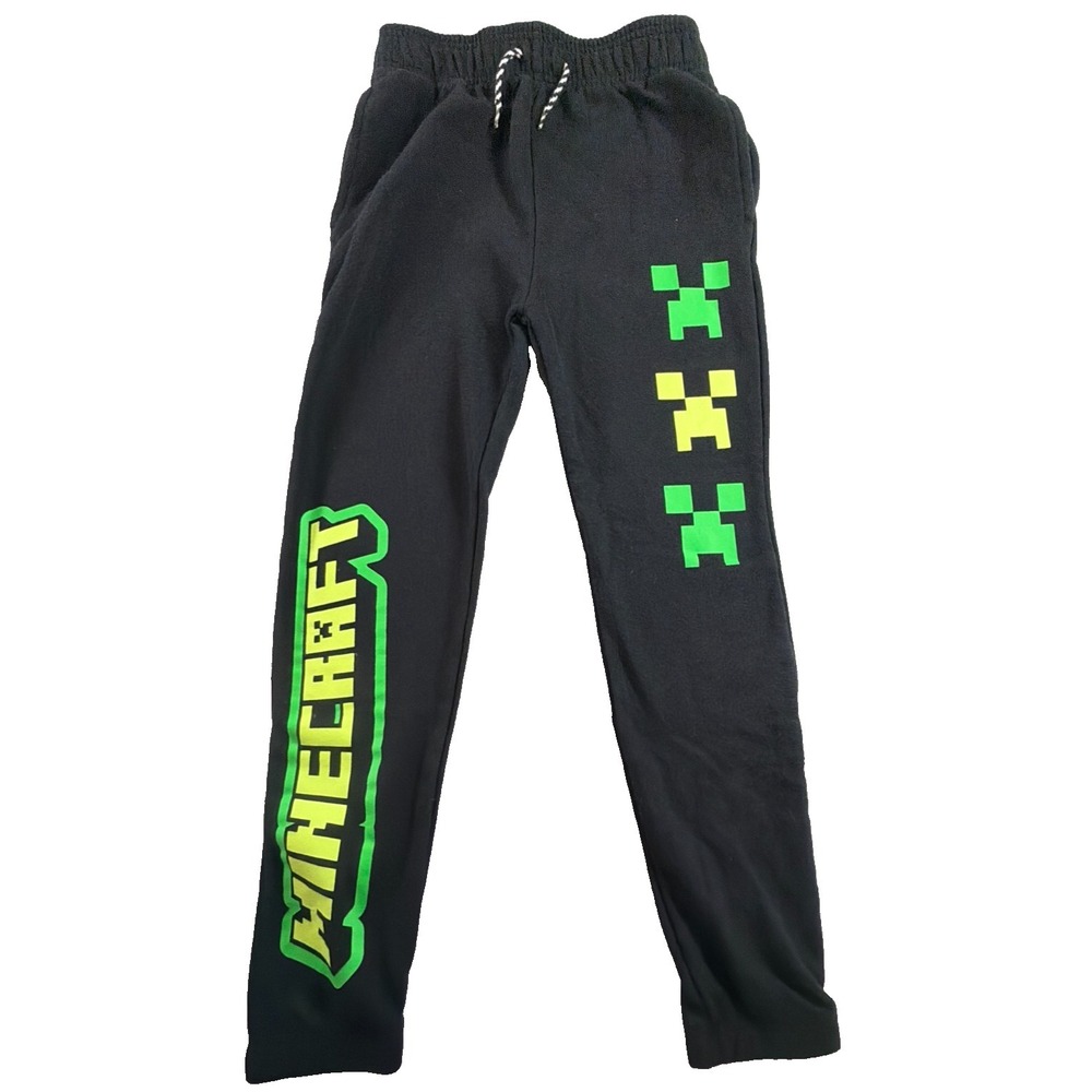 Minecraft Youth Boys Video Game Jogger Sweatpants Pants XS, S, M Apparel NWT New